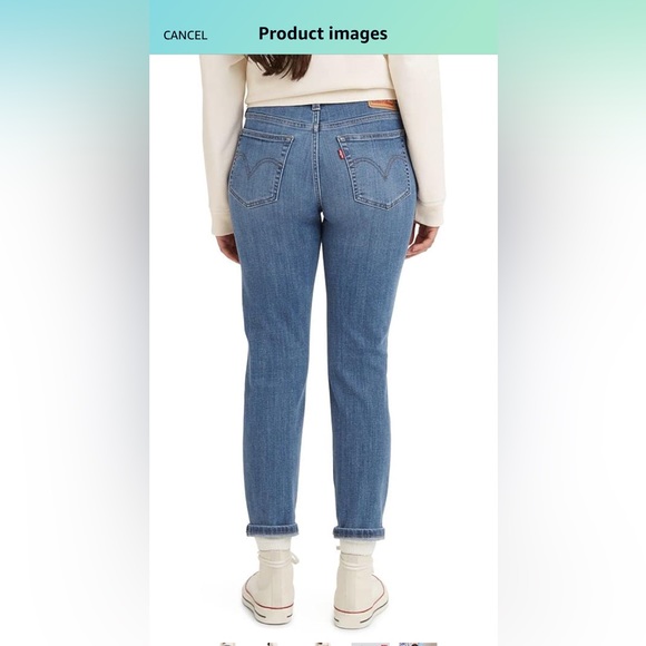 Levi's Women's New Boyfriend Jeans (27) - Picture 2 of 9